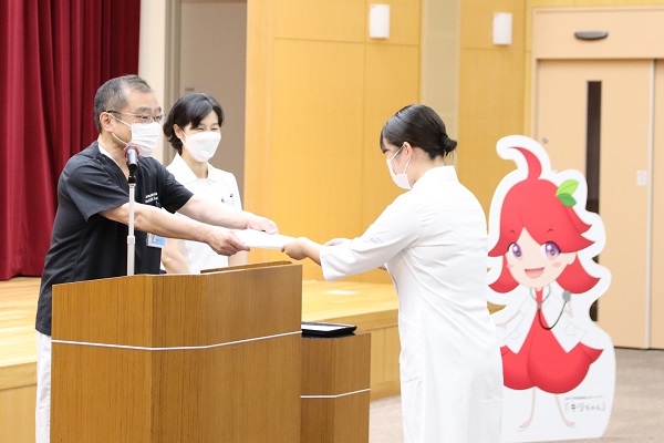一日看護師辞令交付